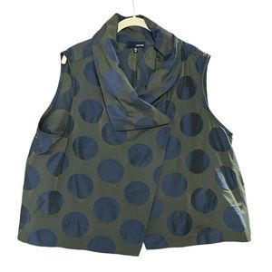 Sun Kim Vavant Garde Taffeta Bolero Vest